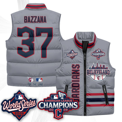 CLE 2026 AL Champions Puffer Vest - Printed