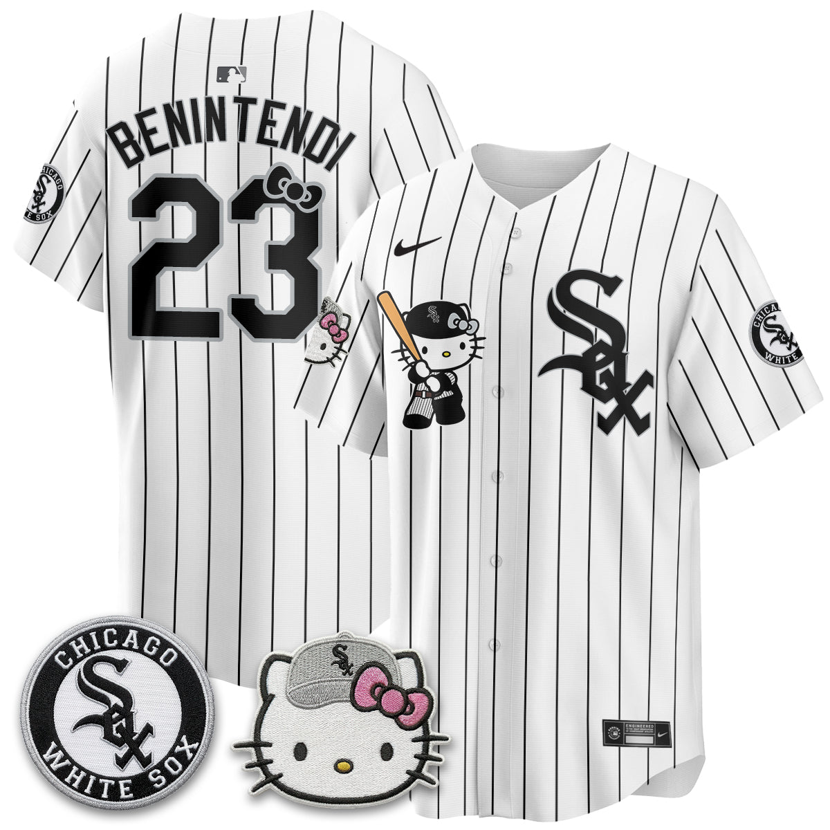 Chicago White Sox x Meow KT Vapor Jersey - Stitched