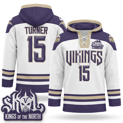 Minnesota Vikings 2026 Rivalries Fleece-Lined Hockey Hoodie - Stitched