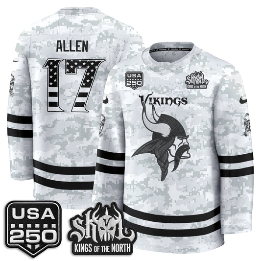 MIN 2026 Salute To Service Edition Hockey Jersey - Printed