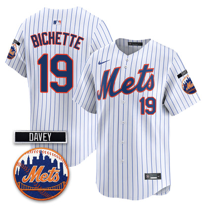 NYM 2026 Davey Johnson Memorial Vapor Limited Jersey - All Stitched