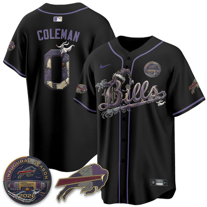 BUF 2026 Nightmare Edition Vapor Baseball Jersey - Stitched