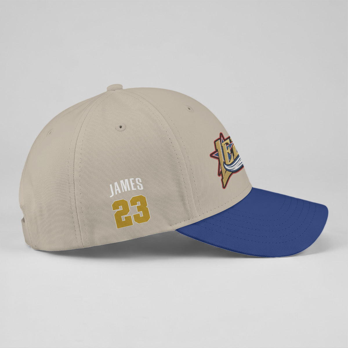 Philadelphia 76ers LeBron James #23 Baseball Cap - Embroidered