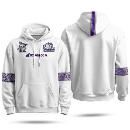 Minnesota Vikings 2026 Warrior Fleece Hoodie - Printed