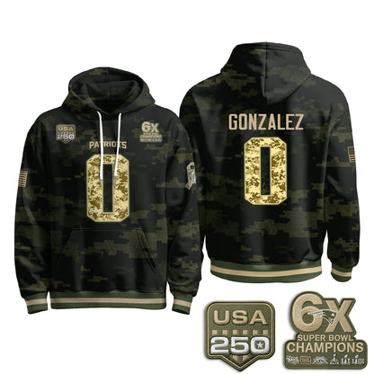 NE 2026 Salute To Service Edition Pullover Hoodie - Printed