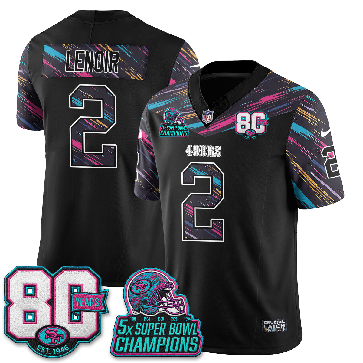 SF Intercept Cancer 2026 Edition Jersey - Stitched