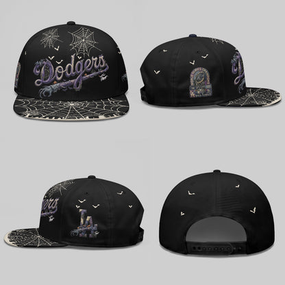 Los Angeles Dodgers Nightmare Snapback Cap - Printed