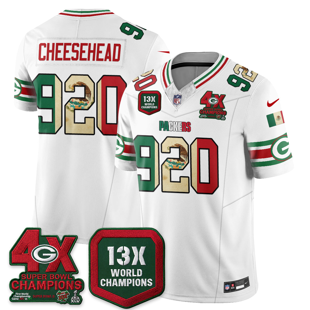 GB Mexico Edition Vapor Jersey - Stitched