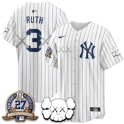 New York Yankees x KAWS Edition Vapor Jersey - Stitched