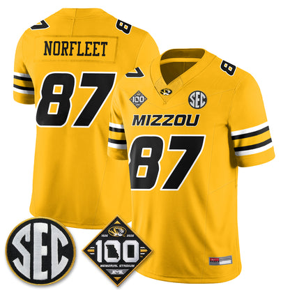 MIZZ 100th Anniversary of Memorial Stadium Vapor Jersey - Stitched