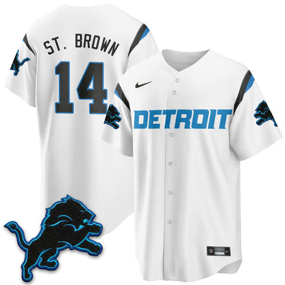 Detroit Lions 2026 Rivalries Baseball Vapor Jersey - Stitched
