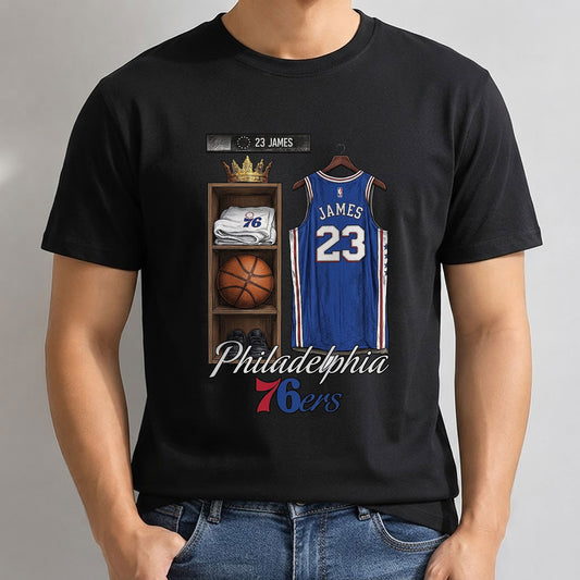 PHI LeBron James #23 One Side Printed T-shirt V2