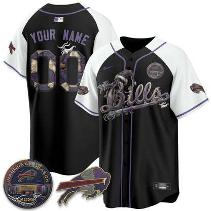 BUF 2026 Nightmare Edition Vapor Custom Baseball Jersey - Stitched