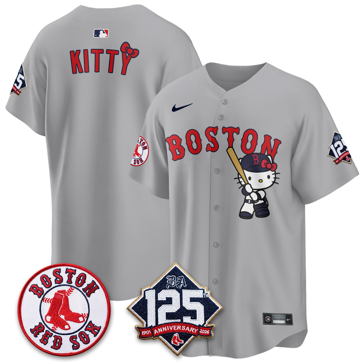 Boston Red Sox x Meow KT Vapor Limited Jersey - Stitched