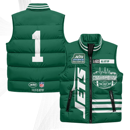 NYJ Gotham City Puffer Vest - Printed