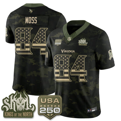 MIN 2026 Salute to Service Edition Vapor Jersey - Stitched