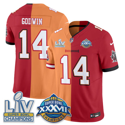 Tampa Bay Buccaneers S.Bowl Split Edition Vapor Jersey - Stitched
