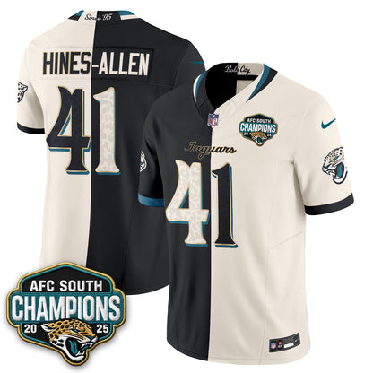 Jacksonville Jaguars 2026 Rivalries Split Vapor Jersey - Stitched