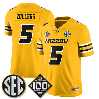MIZZ 100th Anniversary of Memorial Stadium Vapor Jersey - Stitched