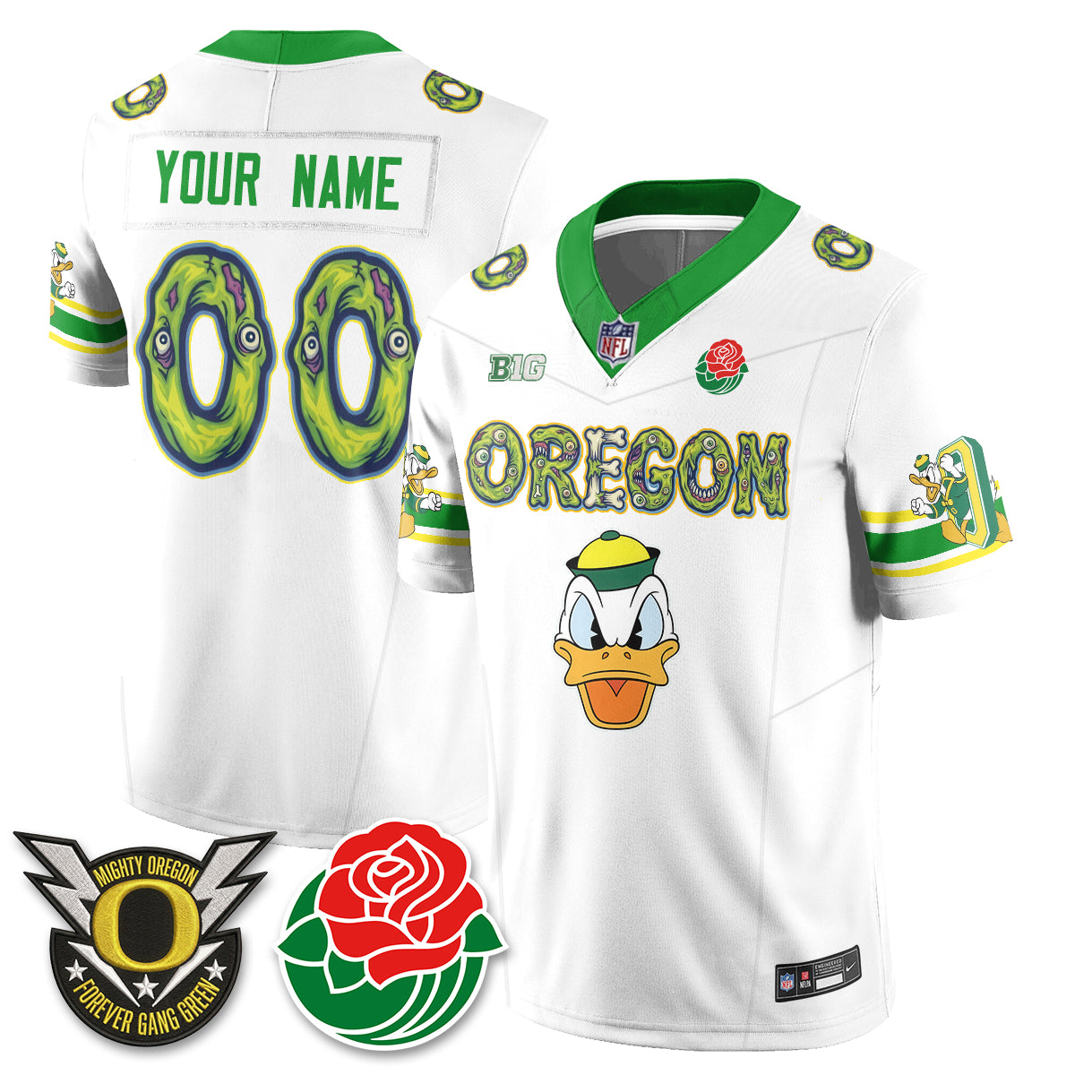 ORE Zombie Halloween Vapor Limited Custom Jersey - Stitched