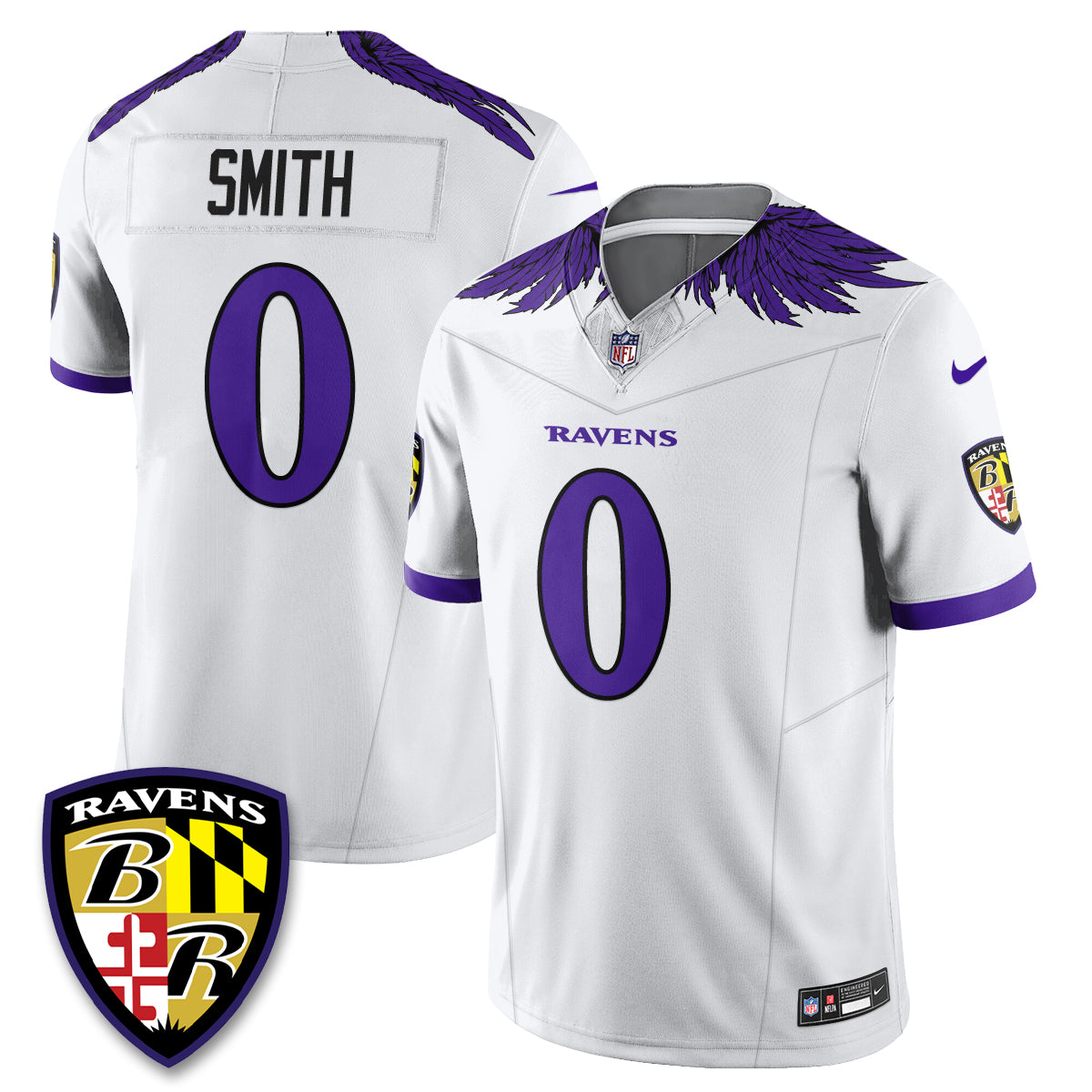 Baltimore Ravens Halloween Edition Vapor Jersey - Stitched
