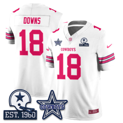DAL Breast Cancer Awareness Edition Vapor Jersey - Stitched