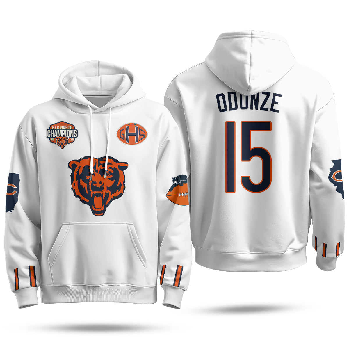 Chicago Bears 2026 Rivalries Hoodie - Stitched