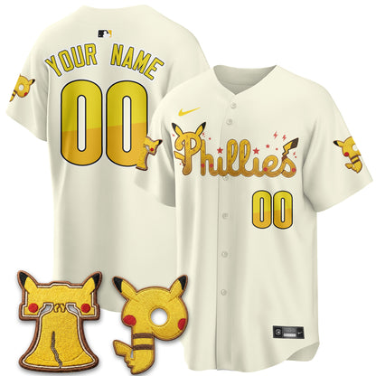 Philadelphia Phillies x PKM Edition Vapor Limited Custom Jersey - Stitched