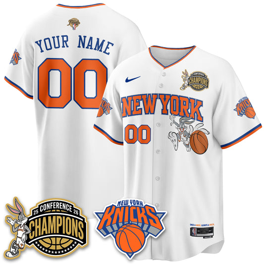 NYK 2026 Basketball  Finals x Bunny Vapor Custom Jersey V2- Stitched