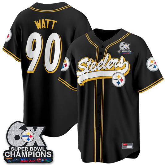 PIT 6x SBowl Baseball Vapor Jersey - Stitched