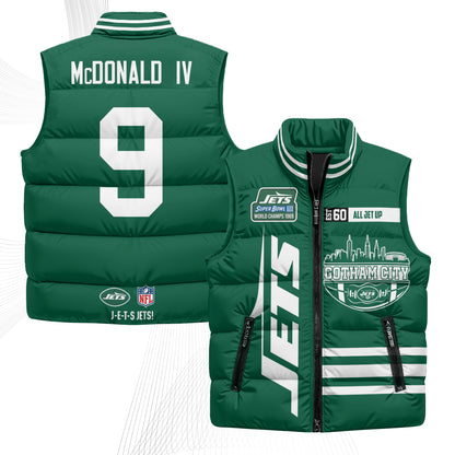 NYJ Gotham City Puffer Vest - Printed