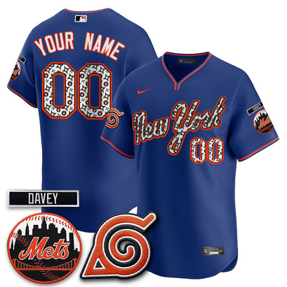 NYM x Naruto Nights 2026 Vapor Limited Custom Jersey - All Stitched V2