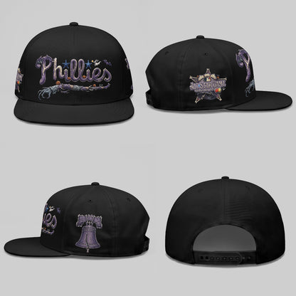 Philadelphia Phillies Nightmare Snapback Cap - Printed
