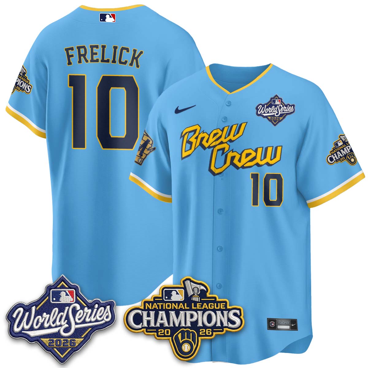 MIL 2026 NL Champions Vapor Jersey - Stitched