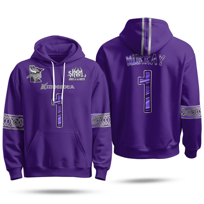 Minnesota Vikings 2026 Warrior Fleece Hoodie - Printed