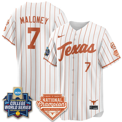 Texas Longhorns Softball 2026 World Series (WCWS) Vapor Premier Limited Jersey - B2B Champs - All Stitched