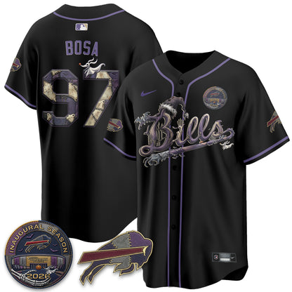 BUF 2026 Nightmare Edition Vapor Baseball Jersey - Stitched