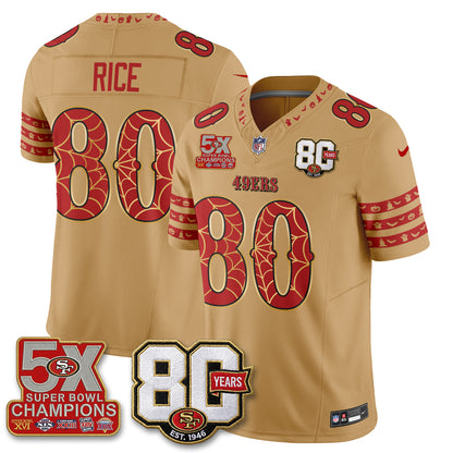 San Francisco 49ers Spooky Edition Vapor Jersey - Stitched