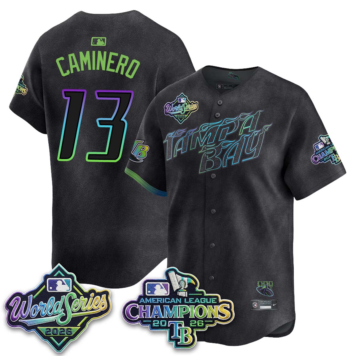 TB 2026 AL Champions Vapor Jersey - Stitched