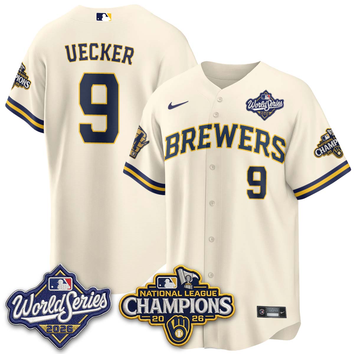 MIL 2026 NL Champions Vapor Jersey - Stitched