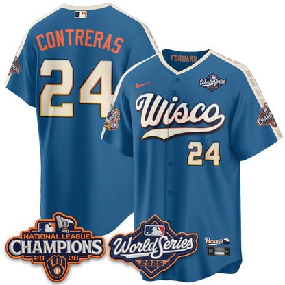 MIL 2026 NL Champions City Connect Vapor Jersey - Stitched