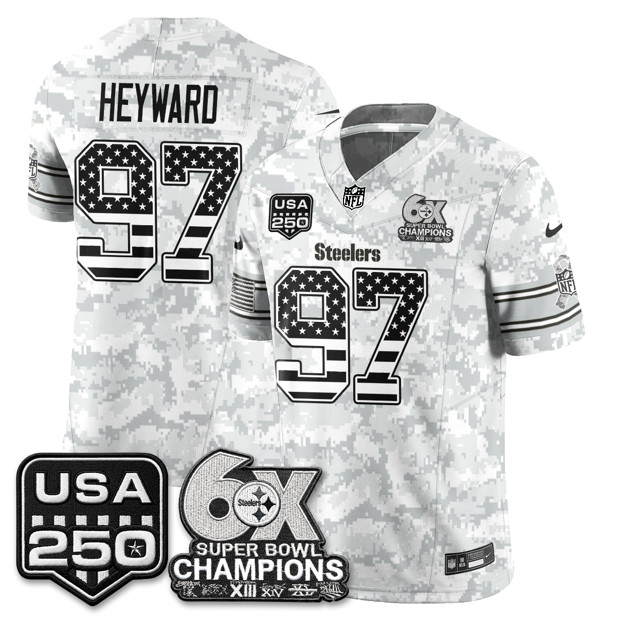 PIT 2026 Salute to Service Edition Vapor Jersey - Stitched