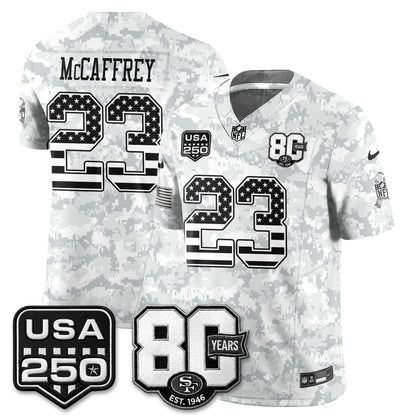 San Francisco 49ers 2026 Salute to Service Edition Vapor Jersey - Stitched