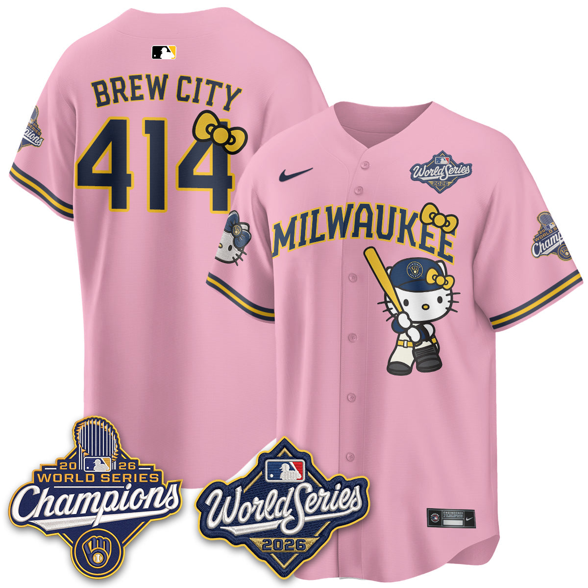 MIL 2026 WS Champions x Meow KT Vapor Jersey - Stitched