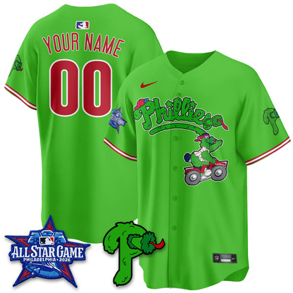Philadelphia Phillies Phanatic Vapor Limited Custom Jersey V2- Stitched