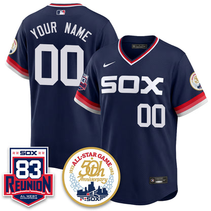 Chicago White Sox Reunion All West Champions Vapor Custom Jersey - Stitched