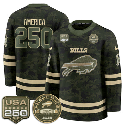 BUF 2026 Salute To Service Edition Hockey Jersey - Printed