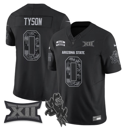 Arizona State Sun Devils 2026 Salute to Service Vapor Jersey - Stitched