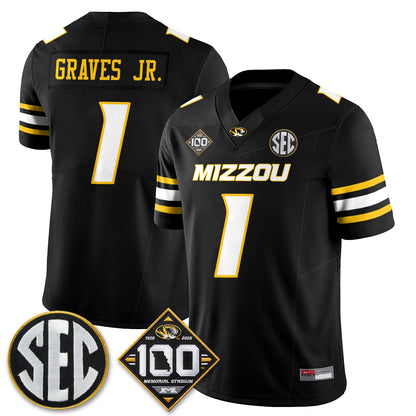 MIZZ 100th Anniversary of Memorial Stadium Vapor Jersey - Stitched