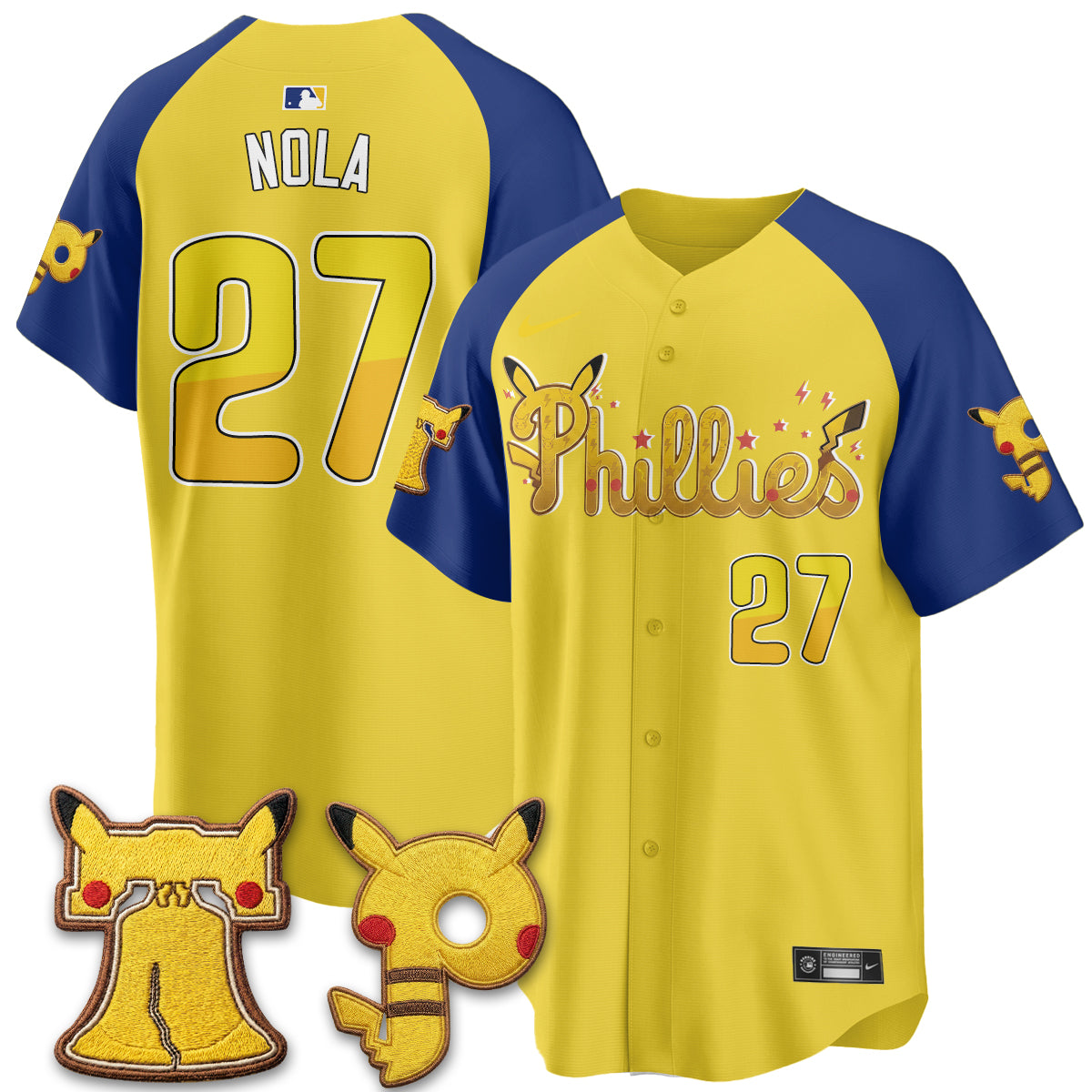 Philadelphia Phillies x PKM Edition Vapor Limited Jersey - Stitched